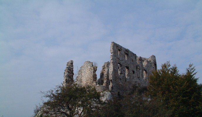Zamek Bobolice ruiny